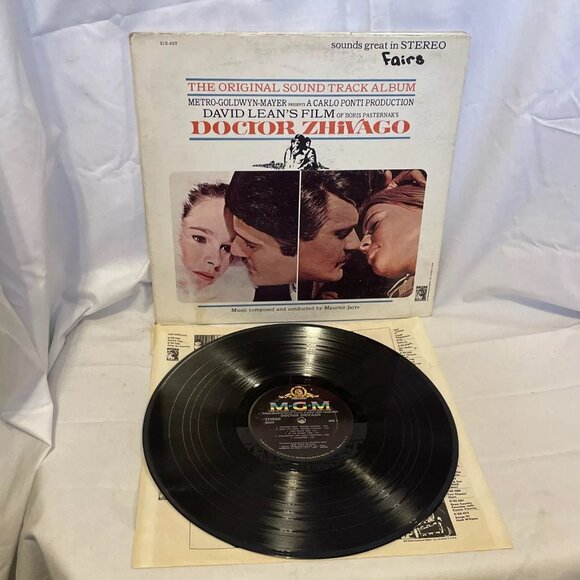 Doctor Zhivago (Original Sound Track Album)(Vinyl, 1965) MGM Records S1E-6ST VG - Picture 2 of 10